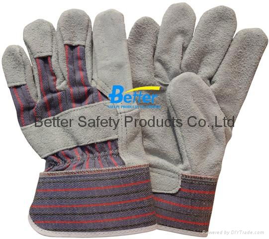 Cow Split Leather Driver Stryle Excellent Comflex Winter/Warmer Work Gloves 5