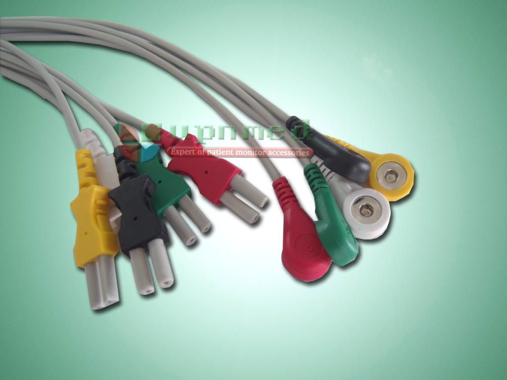 Spacelabs ECG cable with leadwires 2