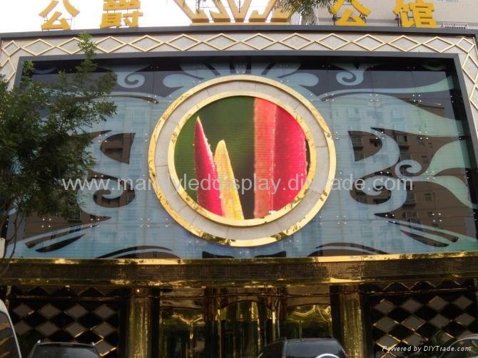 P10 Outdoor Full Color Round-Shaped Led Advertising Display