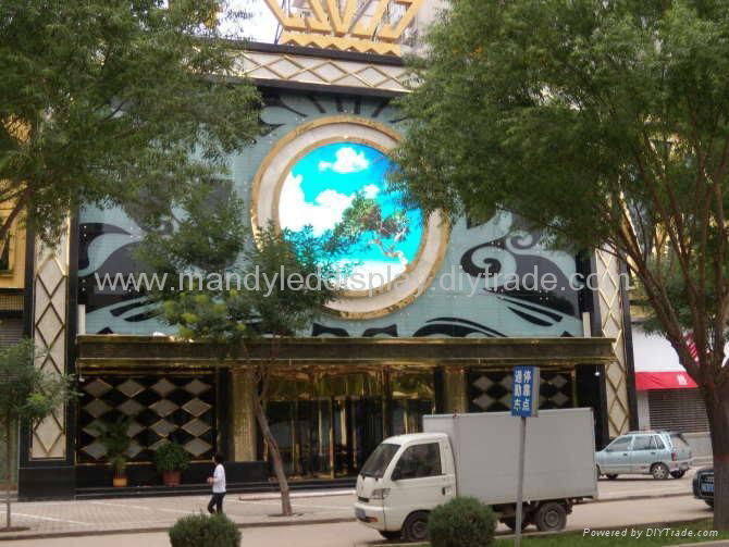 P10 Outdoor Full Color Round-Shaped Led Advertising Display 4