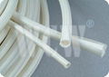 Silicone Rubber Glassfiber insulating Sleeving(inside rubber and outside fiber)