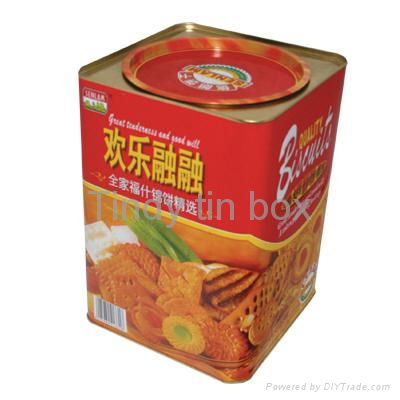 Biscuit tin box