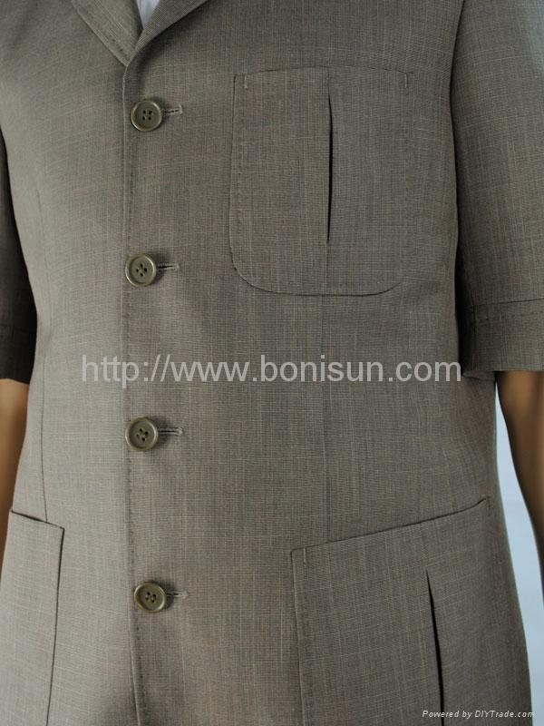 Formal suit, man suit, men short sleeve suit 3