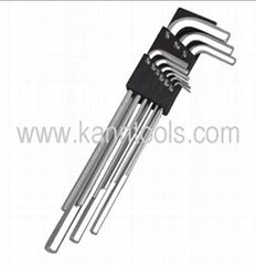 9pcs Hex key Wrench (standard / extra long)  