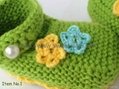 Handmade Knit Baby Booties, Hand Crochet Baby Boots, Crochet Baby Slippers/Shoes 3