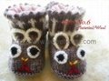 2012 Fashion Hand Knit Baby Shoes,Cotton Lining Material (Item No.6) 2