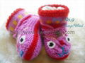 Handknitted Baby Cotton Lining Shoes