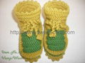 Fashion hand knit baby cotton lining shoes with comfortable design (Item No.10)