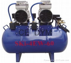 Ski  one for four silence oil-free compressor