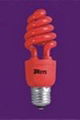 Colorful spiral energy saving lamp 1
