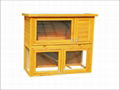 rabbit hutch / wooden pet house DFR-029. Dimension:100*50*92cm 1