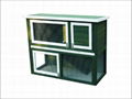 rabbit hutch / wooden rabbite cage DFR-039. Dimension:115*50*92cm 1