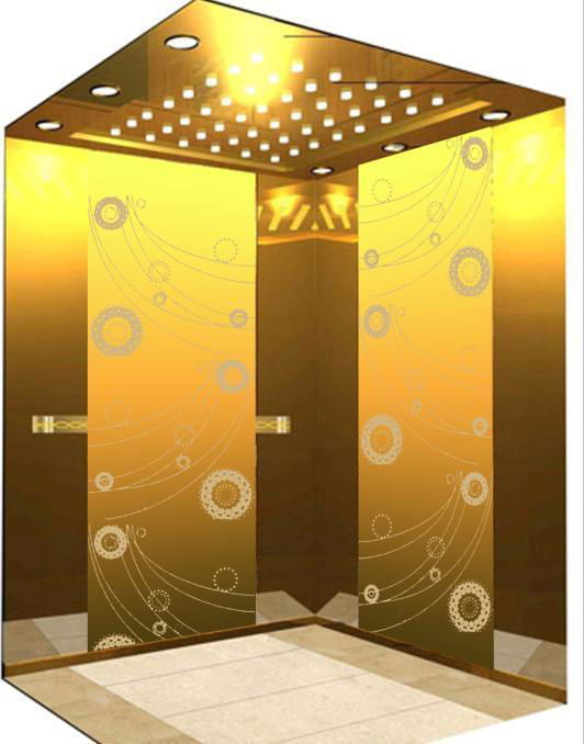 銷售彩色不鏽鋼，金黃蝕刻電梯裝飾板