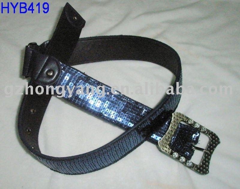 Fashion Paillette Belt 3