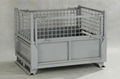 Mesh stillage,foldable metal container 1