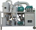 Insulating oil filtering system 1