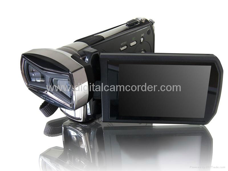 Full HD 16MP Dual CMOS Sensors 3D Camcorder and video camera