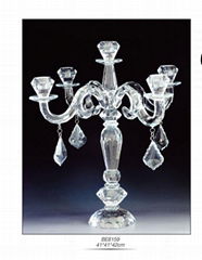 Crystal candle holder