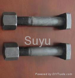 Fishplate bolts with square head