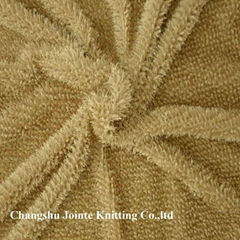 100% Polyester Maize Flocking fabric