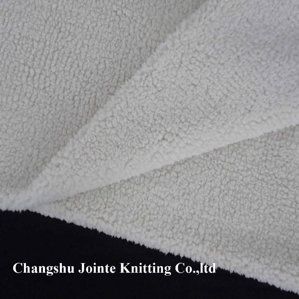 100% Polyester Sherpa Fleece Fabric 2