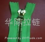 NO.10 metal sliver-plated zipper