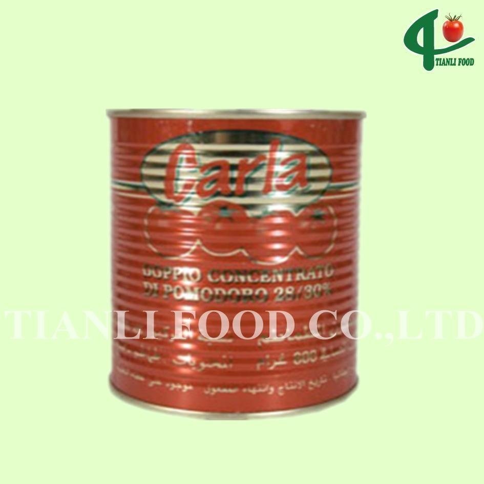 850g tomato paste in tins  2