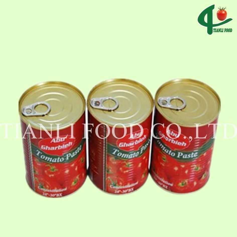 Brix 28-30 tomato paste in tin 3