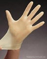synthetic powdered vinyl gloves