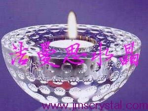 crystal candleholders