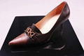 Stock Leather Women shoes 