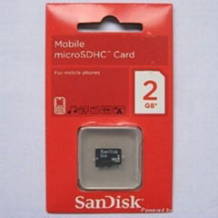 MicroSD memory card 2G