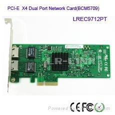 LR-LINK LREC9712PT PCI-Express PCIe X4 Dual Port 1000M Server Adapter