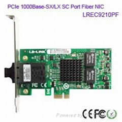 LR-LINK LREC9210PF 1000Base-SX 1000FX Gigabit PCI-E Fiber NIC SC Connector