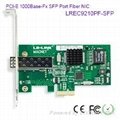 LR-LINK LREC9210PF 1000Base-FX PCI-E Fiber Optical NIC SC ST SFP Available 2