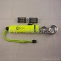 潛水電筒 強光手電筒 大功率電筒 防水電筒 3