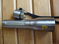 不锈钢手电筒 变焦手电筒 伸缩电筒一节5号电池电筒 2