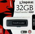 free shipping Kingston Dt100 USB Flash Memory 4GB 1