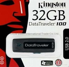 free shipping Kingston Dt100 USB Flash Memory 4GB