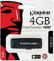 free shipping Kingston Dt100 USB Flash Memory 4GB 2