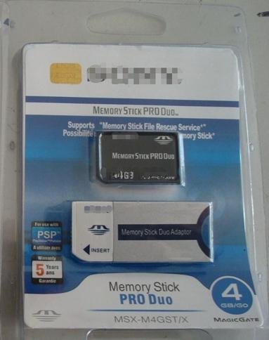 PRO Duo Memory Card 8GB/Camera Memory Card/PSP Memory Card 3