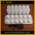 12pcs rechargeable led candle