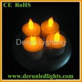 4pcs/set round base Rechargeable LED