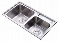 Double Bowl Kitchen Sink