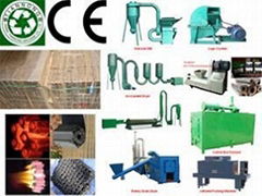 Complete biomass briquette plant