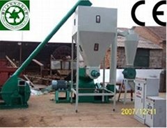 Wood chipping and crusher machinery