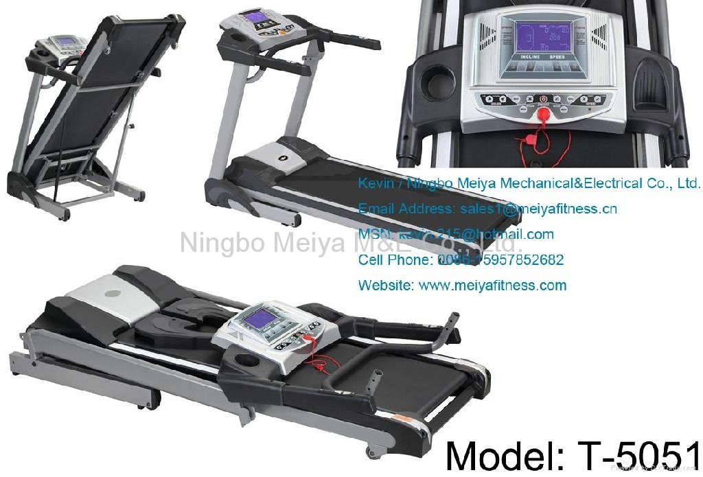 3HP Semi-commercial Motorized Treadmill  5