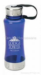 18OZ  BPA free water bottle,which the lid and the bottom is S/S