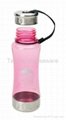 18OZ  BPA free water bottle,which the lid and the bottom is S/S 4