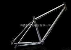 titanium mountain bike frame， MTB frame